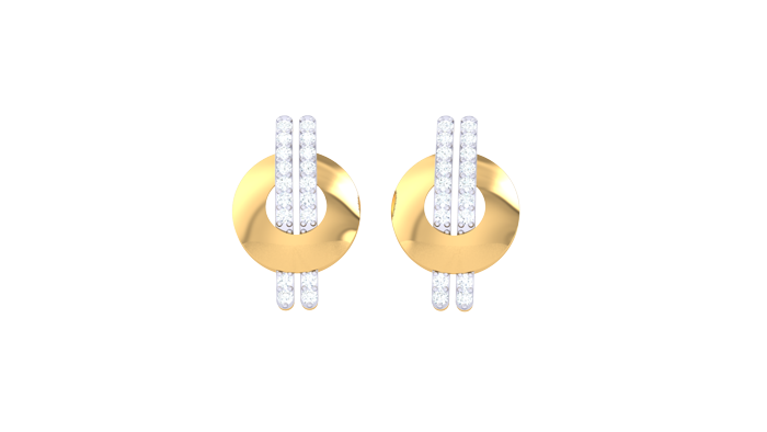 ER90114- Jewelry CAD Design -Earrings, Stud Earrings, Light Weight Collection