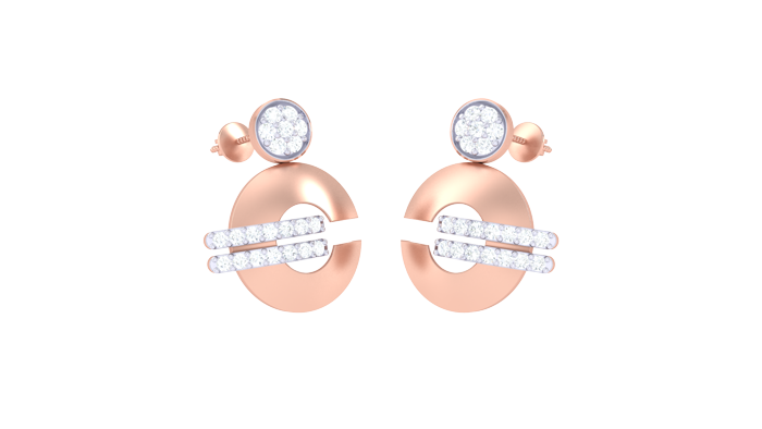 ER90116- Jewelry CAD Design -Earrings, Stud Earrings, Light Weight Collection