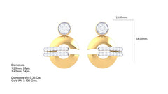 ER90116- Jewelry CAD Design -Earrings, Stud Earrings, Light Weight Collection