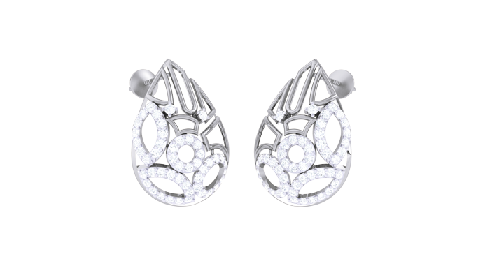 ER90117- Jewelry CAD Design -Earrings, Stud Earrings, Light Weight Collection