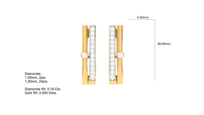 ER90118- Jewelry CAD Design -Earrings, Stud Earrings, Light Weight Collection