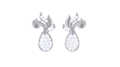 ER90119- Jewelry CAD Design -Earrings, Stud Earrings, Light Weight Collection