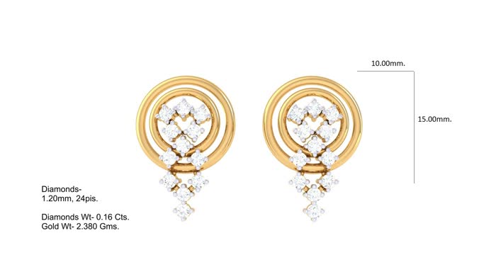 ER90120- Jewelry CAD Design -Earrings, Stud Earrings, Light Weight Collection