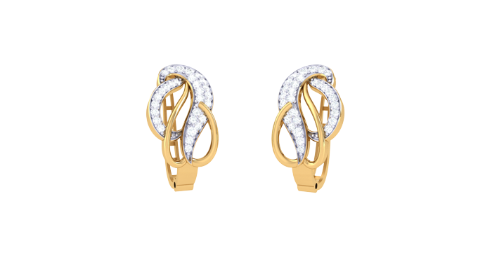 ER90123- Jewelry CAD Design -Earrings, Stud Earrings, Light Weight Collection
