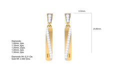 ER90125- Jewelry CAD Design -Earrings, Stud Earrings, Light Weight Collection
