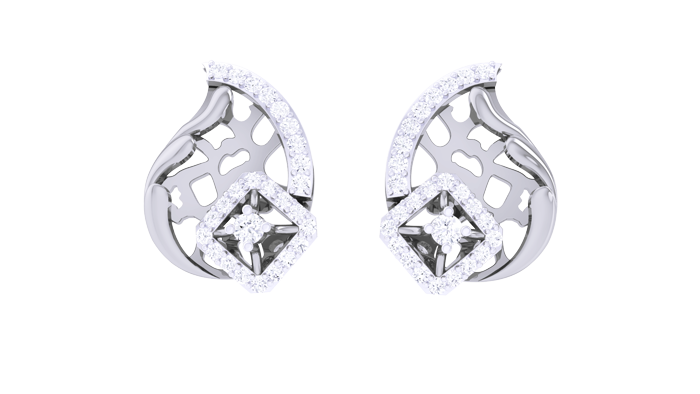 ER90129- Jewelry CAD Design -Earrings, Stud Earrings, Light Weight Collection