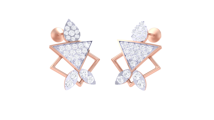 ER90131- Jewelry CAD Design -Earrings, Stud Earrings, Light Weight Collection