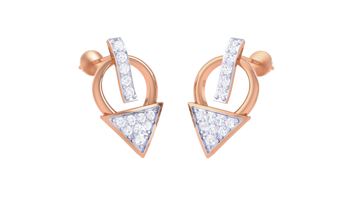 ER90133- Jewelry CAD Design -Earrings, Stud Earrings, Light Weight Collection