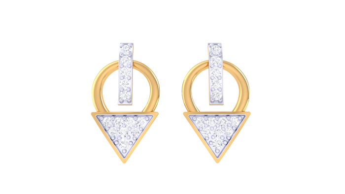 ER90133- Jewelry CAD Design -Earrings, Stud Earrings, Light Weight Collection