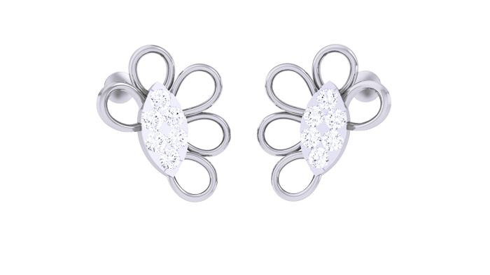 ER90138- Jewelry CAD Design -Earrings, Stud Earrings, Light Weight Collection
