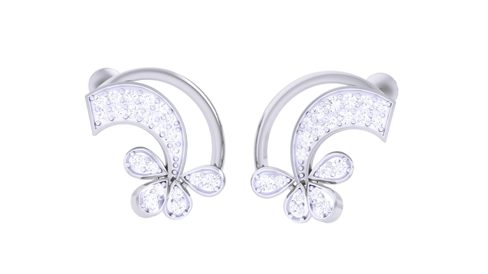 ER90140- Jewelry CAD Design -Earrings, Stud Earrings, Light Weight Collection