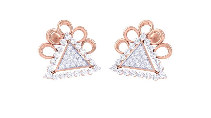 ER90143- Jewelry CAD Design -Earrings, Stud Earrings, Light Weight Collection