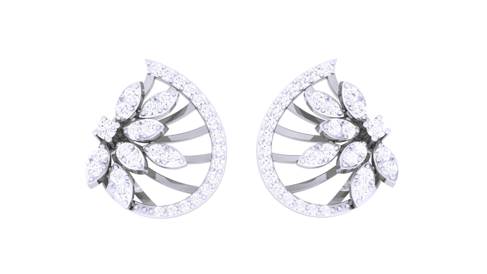 ER90150- Jewelry CAD Design -Earrings, Stud Earrings, Light Weight Collection