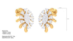 ER90191- Jewelry CAD Design -Earrings, Stud Earrings, Light Weight Collection