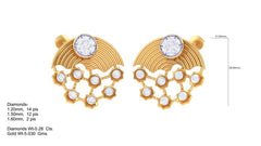 ER90204- Jewelry CAD Design -Earrings, Stud Earrings, Light Weight Collection