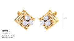 ER90206- Jewelry CAD Design -Earrings, Stud Earrings, Light Weight Collection