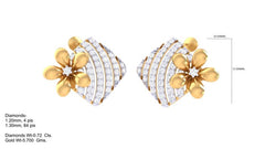 ER90208- Jewelry CAD Design -Earrings, Stud Earrings, Light Weight Collection