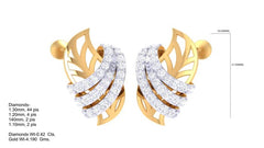 ER90209- Jewelry CAD Design -Earrings, Stud Earrings, Light Weight Collection