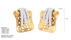 ER90210- Jewelry CAD Design -Earrings, Stud Earrings, Light Weight Collection