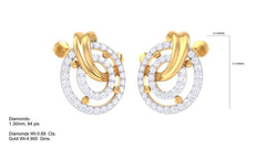 ER90212- Jewelry CAD Design -Earrings, Stud Earrings, Light Weight Collection