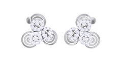 ER90218- Jewelry CAD Design -Earrings, Stud Earrings, Light Weight Collection