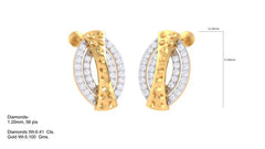 ER90219- Jewelry CAD Design -Earrings, Stud Earrings, Light Weight Collection