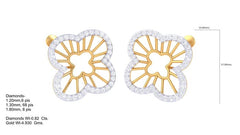 ER90222- Jewelry CAD Design -Earrings, Stud Earrings, Light Weight Collection