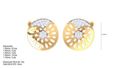 ER90223- Jewelry CAD Design -Earrings, Stud Earrings, Light Weight Collection