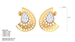 ER90224- Jewelry CAD Design -Earrings, Stud Earrings, Light Weight Collection