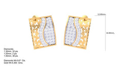 ER90228- Jewelry CAD Design -Earrings, Stud Earrings, Light Weight Collection