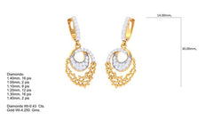 ER90234- Jewelry CAD Design -Earrings, Stud Earrings, Light Weight Collection