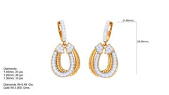 ER90241- Jewelry CAD Design -Earrings, Stud Earrings, Light Weight Collection