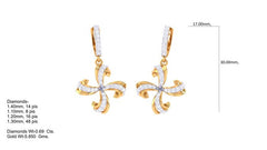 ER90256- Jewelry CAD Design -Earrings, Stud Earrings, Light Weight Collection