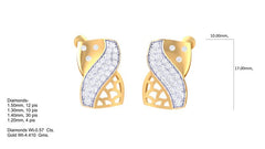 ER90259- Jewelry CAD Design -Earrings, Stud Earrings, Light Weight Collection