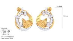 ER90262- Jewelry CAD Design -Earrings, Stud Earrings, Light Weight Collection