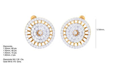 ER90265- Jewelry CAD Design -Earrings, Stud Earrings, Light Weight Collection