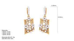 ER90275- Jewelry CAD Design -Earrings, Stud Earrings, Light Weight Collection