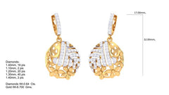 ER90278- Jewelry CAD Design -Earrings, Stud Earrings, Light Weight Collection