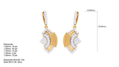 ER90282- Jewelry CAD Design -Earrings, Stud Earrings, Light Weight Collection