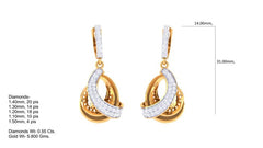 ER90285- Jewelry CAD Design -Earrings, Stud Earrings, Light Weight Collection