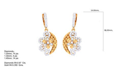 ER90299- Jewelry CAD Design -Earrings, Stud Earrings, Light Weight Collection