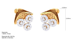 ER90302- Jewelry CAD Design -Earrings, Stud Earrings, Light Weight Collection