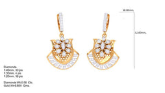 ER90313- Jewelry CAD Design -Earrings, Stud Earrings, Light Weight Collection