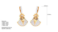 ER90314- Jewelry CAD Design -Earrings, Stud Earrings, Light Weight Collection