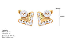 ER90316- Jewelry CAD Design -Earrings, Stud Earrings, Light Weight Collection