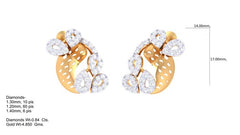 ER90325- Jewelry CAD Design -Earrings, Stud Earrings, Light Weight Collection