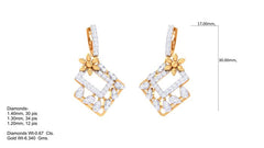 ER90327- Jewelry CAD Design -Earrings, Stud Earrings, Light Weight Collection