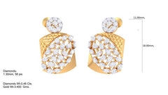 ER90336- Jewelry CAD Design -Earrings, Stud Earrings, Light Weight Collection