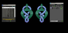 ER90371- Jewelry CAD Design -Earrings, Stud Earrings, Light Weight Collection