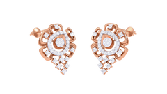 ER90478- Jewelry CAD Design -Earrings, Stud Earrings, Light Weight Collection